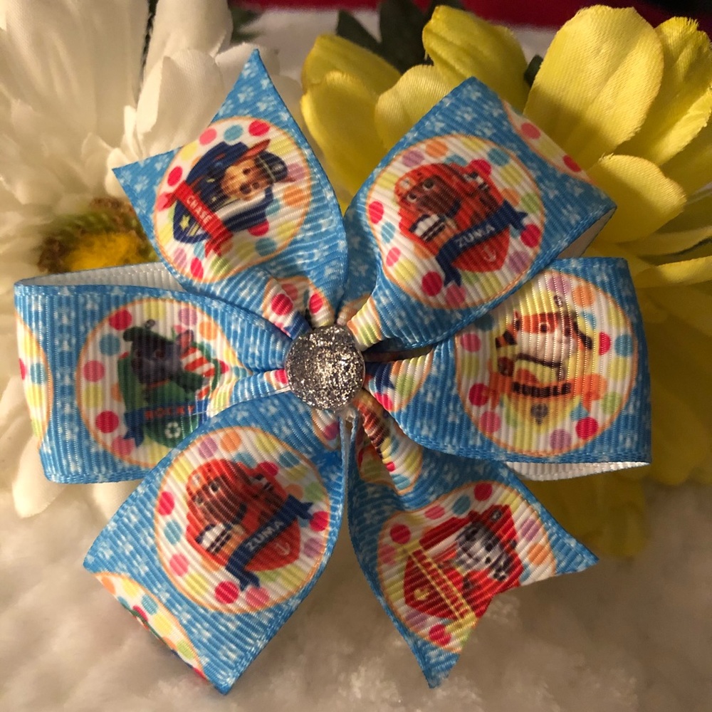 🌸3/$9🌸 Handmade Paw Patrol Hairbow